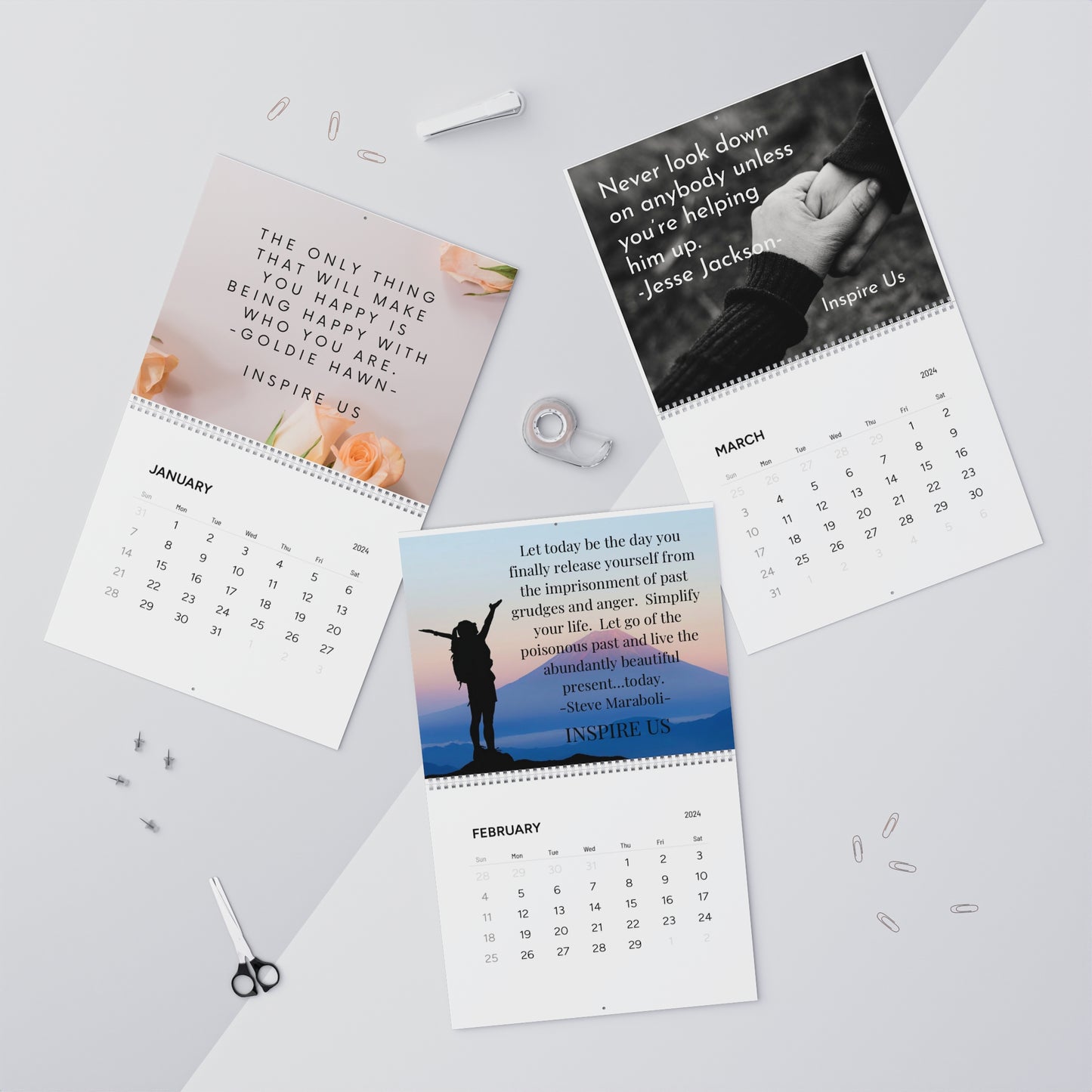 Inspire Wall Calendars (2024)