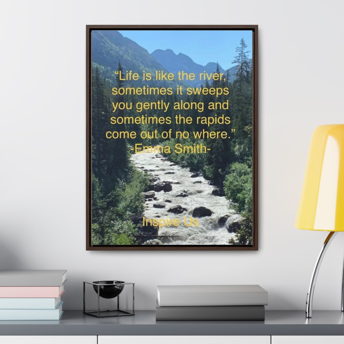 Life River Inspire Gallery Canvas Wraps, Vertical Frame