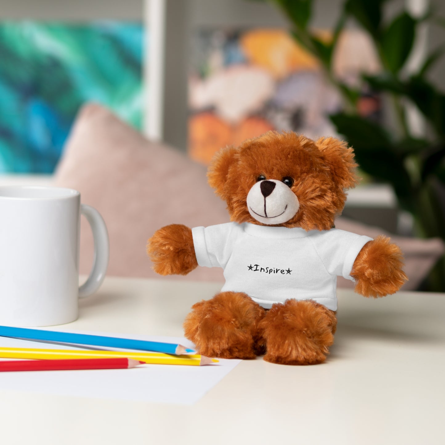 Inspire Bear Stuffed Animals with Tee