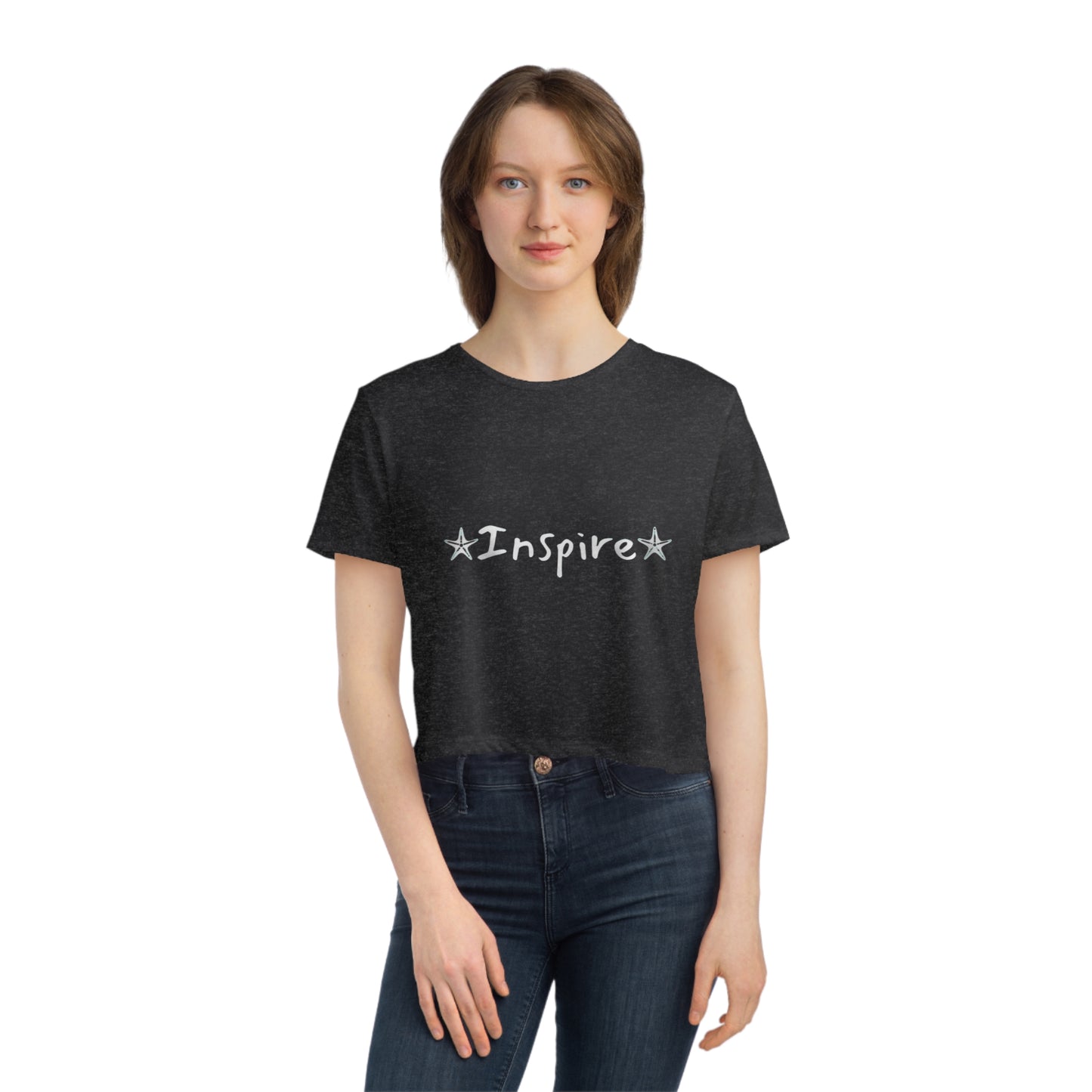 Inspire Women's Flowy Cropped Tee