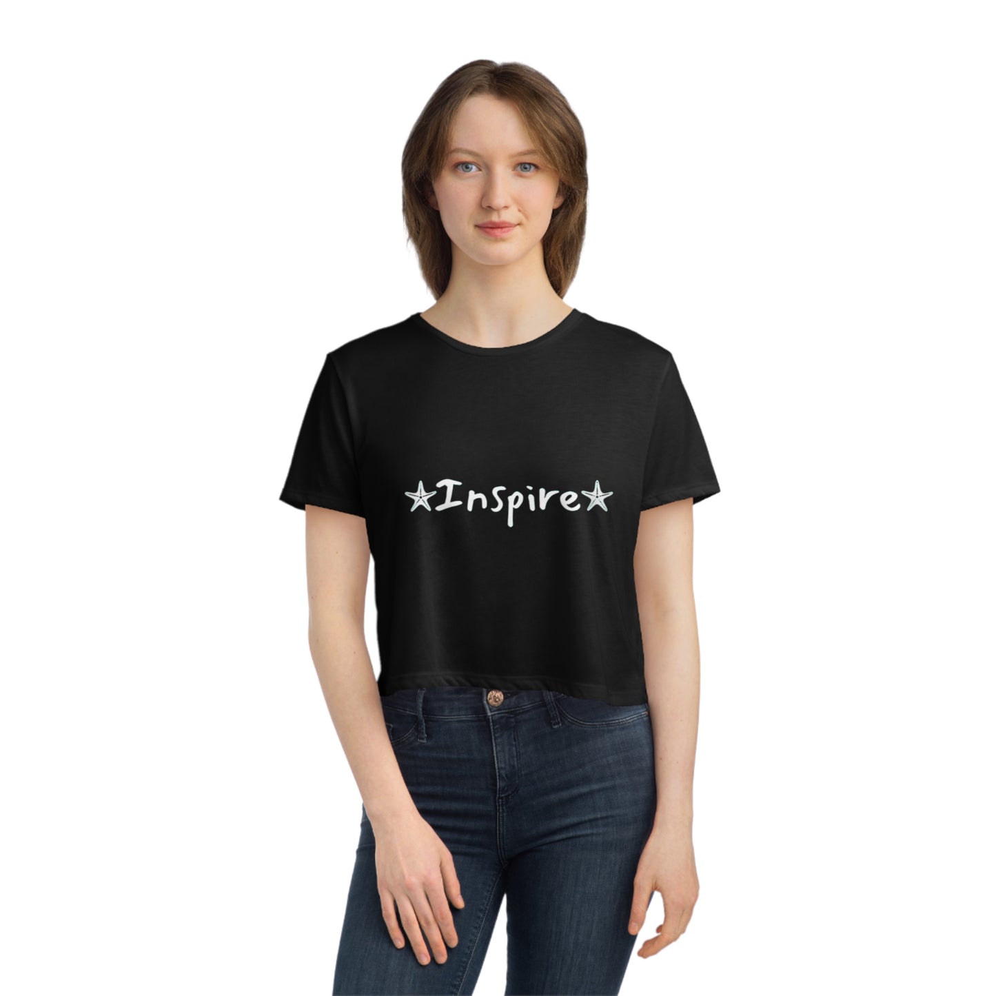 Inspire Women's Flowy Cropped Tee