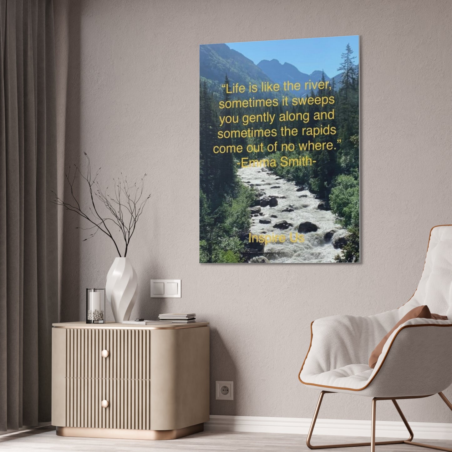 Life River Inspire Canvas Stretched, 0.75"