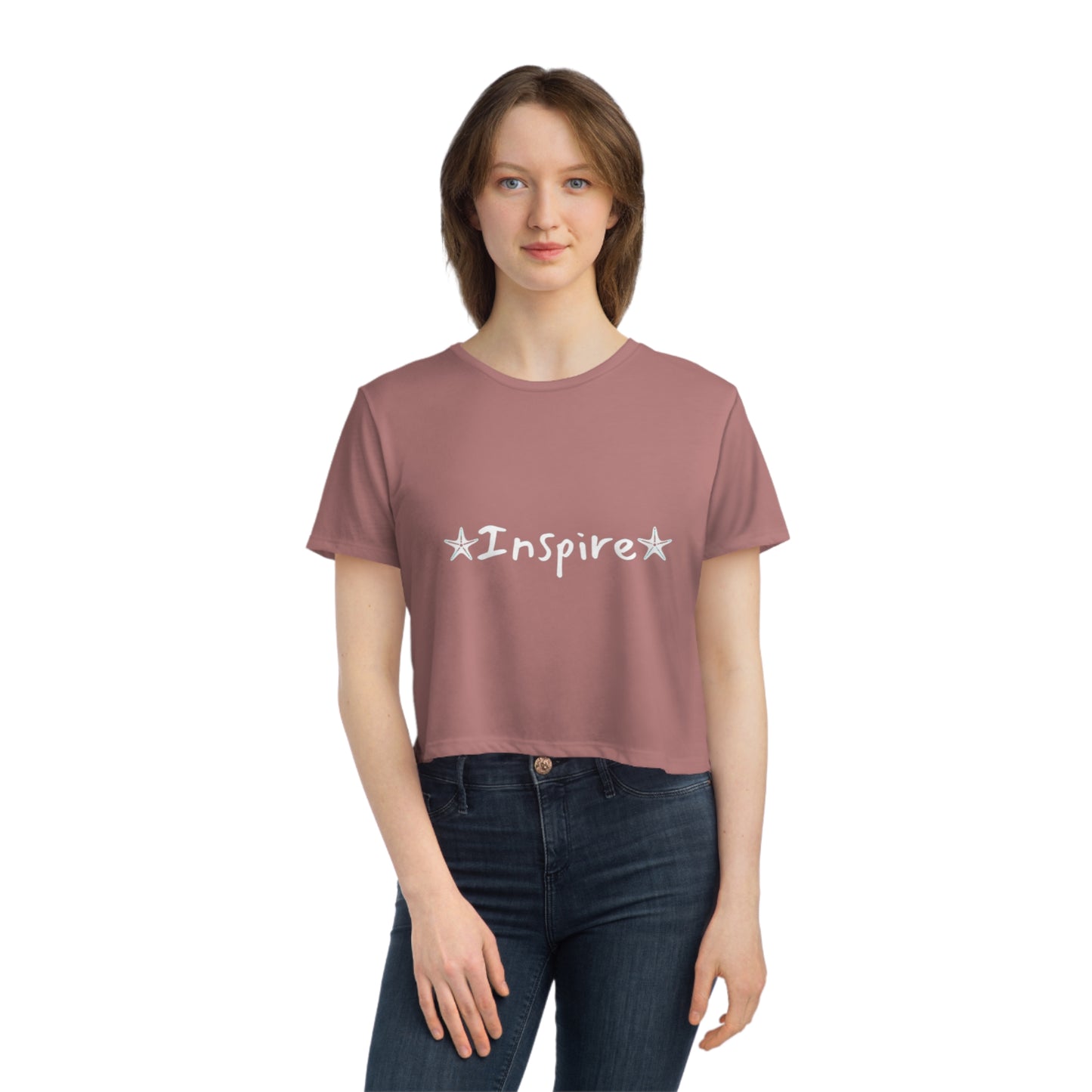 Inspire Women's Flowy Cropped Tee