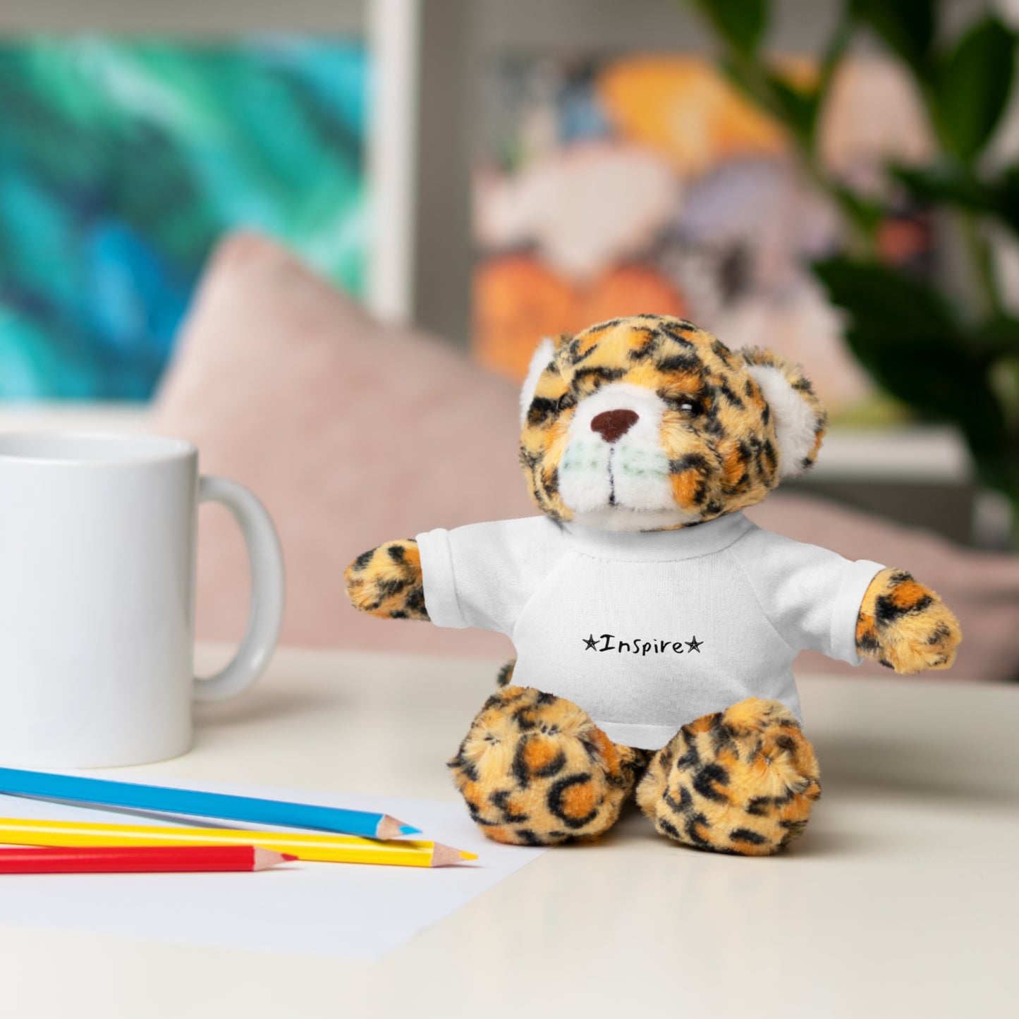 Inspire Jaguar Stuffed Animals with Tee