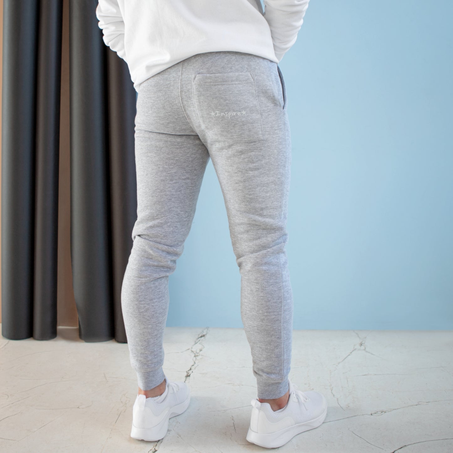 Inspire Unisex Charcoal Fleece Joggers