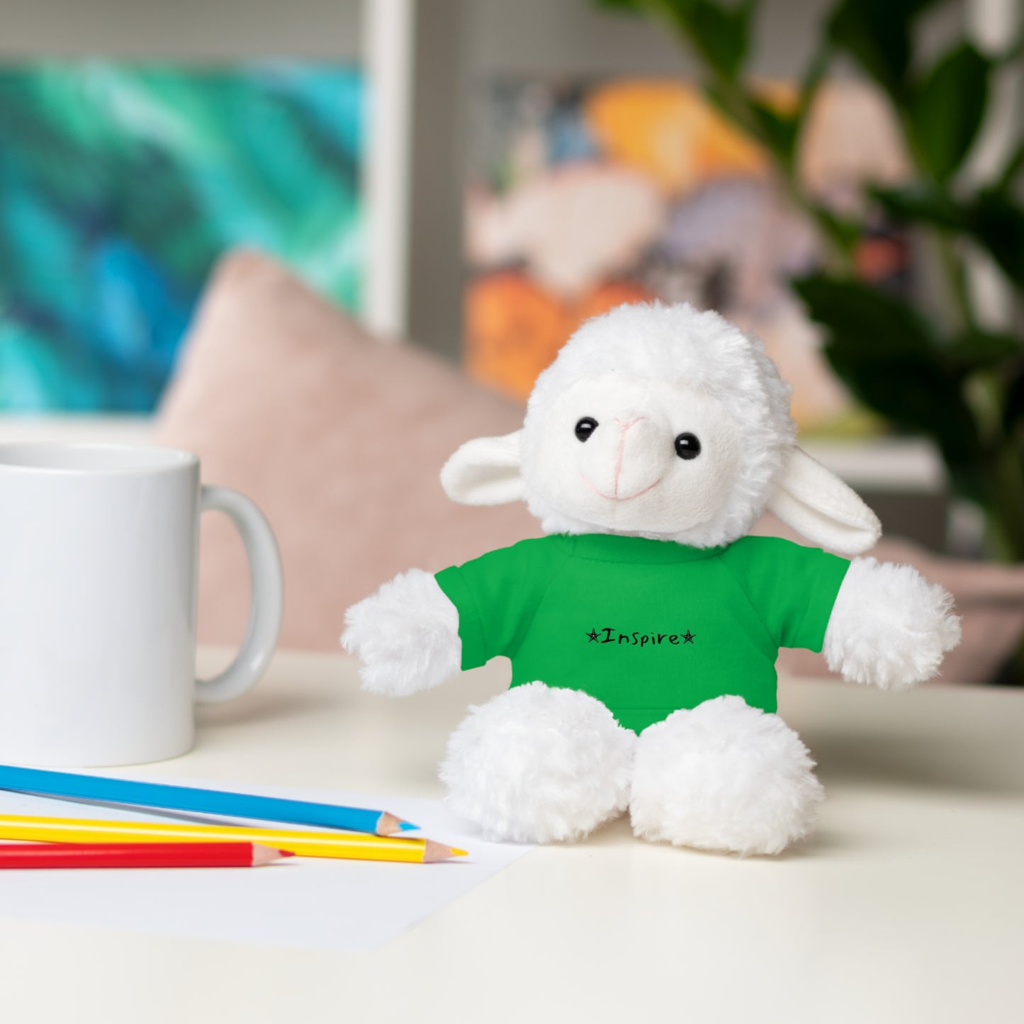 Inspire Sheep Stuffed Animals with Tee