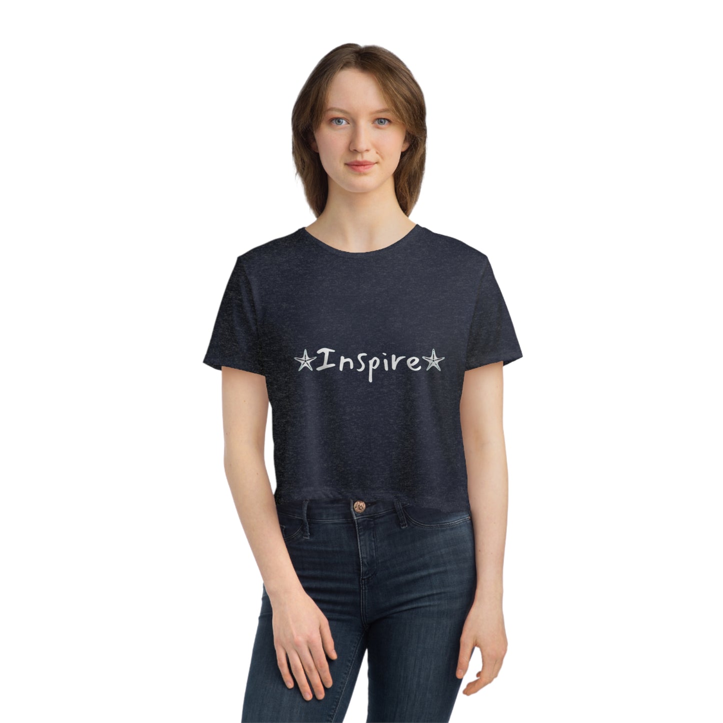 Inspire Women's Flowy Cropped Tee