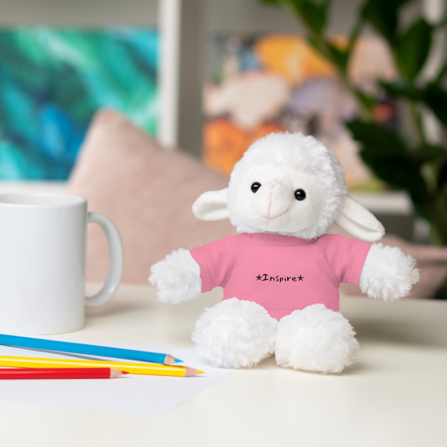 Inspire Sheep Stuffed Animals with Tee